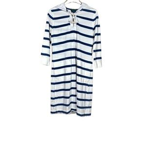 NWT Ralph Lauren Lauren Jeans Company Nautical Hooded Dress